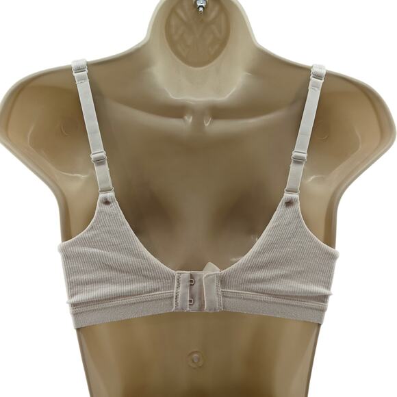 Knix Micro Modal Rib Bralette White Womens Small - Picture 5 of 6